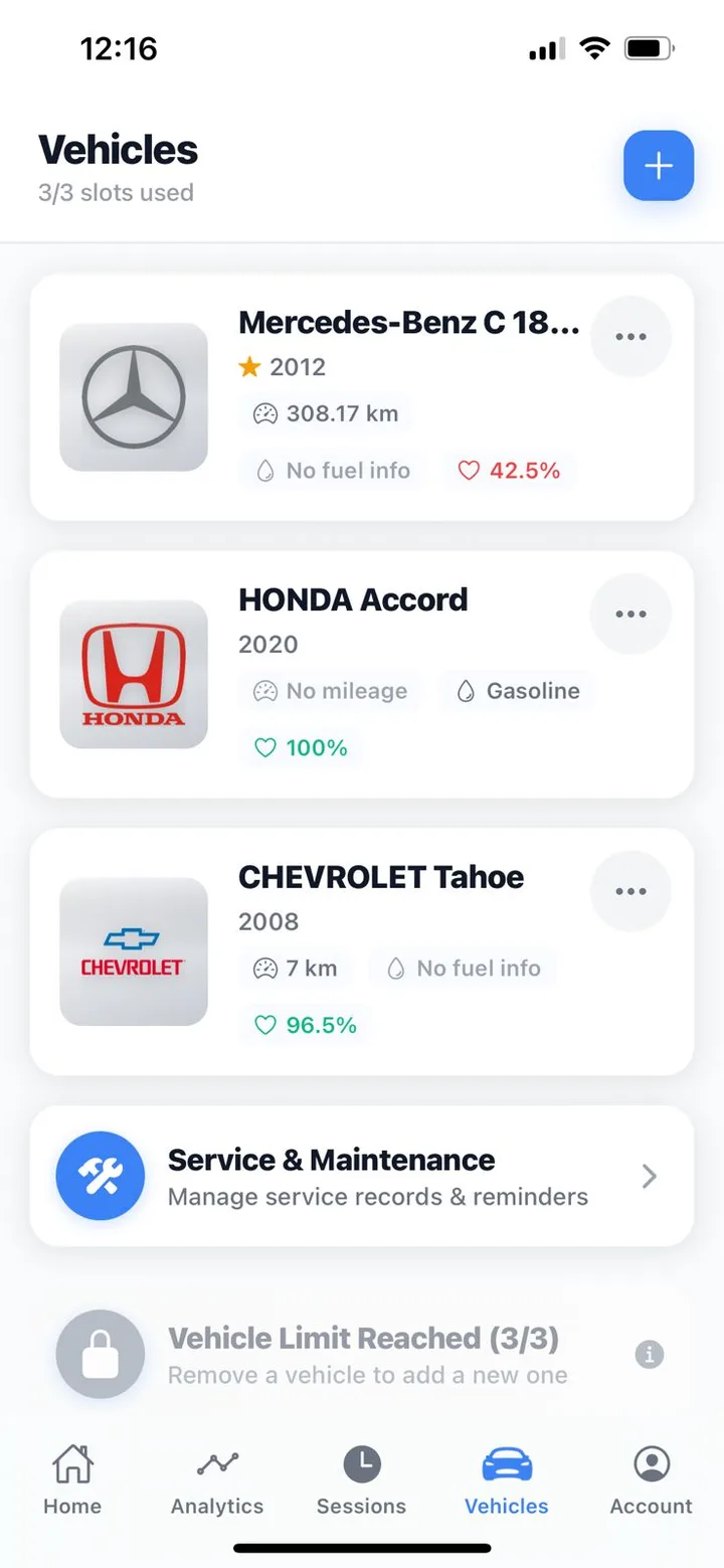 NeuraDrive app: Your cars